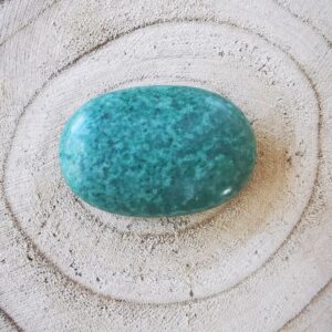 Pierre amulette Quartz Prase ovale