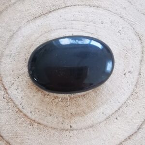 Pierre amulette Tourmaline noire (Schorl) ovale